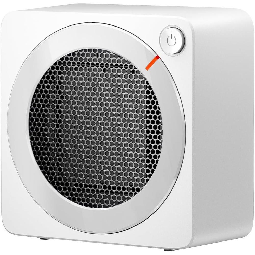 image:imageGaiatop Mini Space Heater Lightweight PTC Ceramic Fast Heating 500W Energy Efficient for Indoor Use Overheating amp 45 TipOver Protection Portable Desk Electric Heaters for Office Home PinkWhite