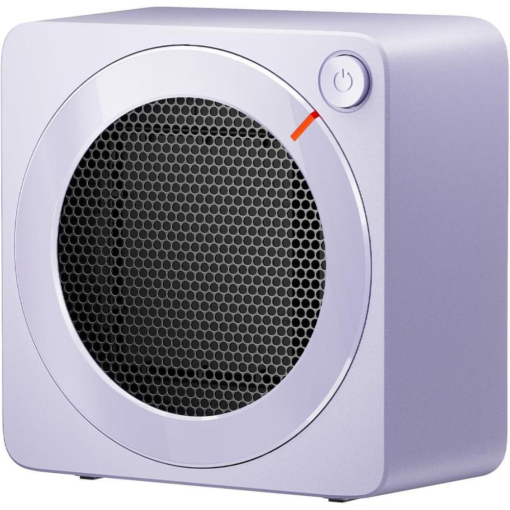 image:imageGaiatop Mini Space Heater Lightweight PTC Ceramic Fast Heating 500W Energy Efficient for Indoor Use Overheating amp 45 TipOver Protection Portable Desk Electric Heaters for Office Home PinkPurple