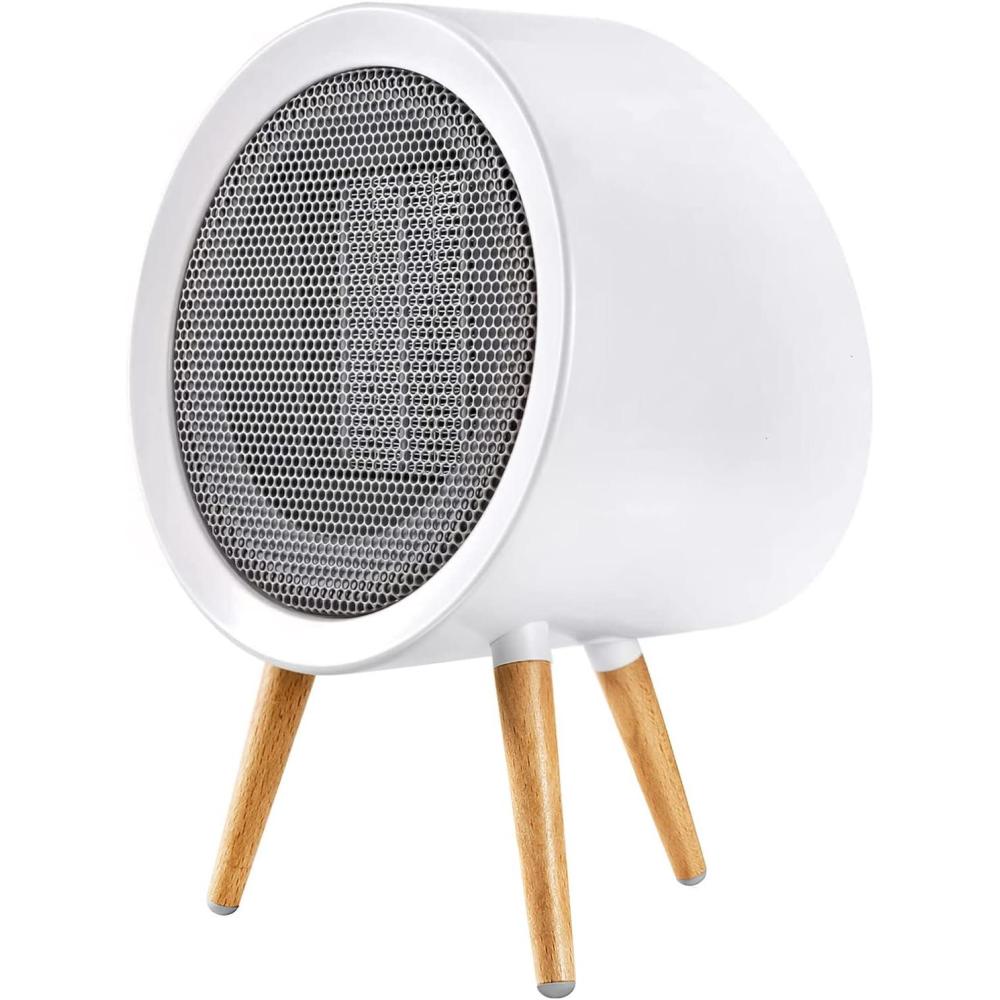 image:imageGaiatop Portable Space Heater for Indoor Use 1000W600W Small Electric Desk Heater for Bedroom or Office 2s PTC Ceramic Heating Overheat amp TipOver Protection Cute Gifts for Women Men WhiteWhite