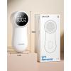image:imageGAIATOP Fabric Shaver Rechargeable Lint Remover 3 Speeds Sweater Defuzzer Cute Digital Screen Large Storage 6Leaf Blades Fuzz Pills Bobbles Trimmer for Clothes Furniture Bedclothes White 1 pcs