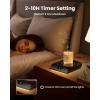 image:imageGaiatop Coffee Mug Warmer 3 Temperature Settings 210H Auto Shut Off and Warm Strip Indicator Lights 50W Smart Cup Warmers Fast Heating Plate for Tea Milk Cocoa Candle Stocking Stuffers WoodBlack