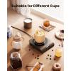 image:imageGaiatop Coffee Mug Warmer 3 Temperature Settings 210H Auto Shut Off and Warm Strip Indicator Lights 50W Smart Cup Warmers Fast Heating Plate for Tea Milk Cocoa Candle Stocking Stuffers WoodWood