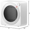 image:imageGaiatop Mini Space Heater Lightweight PTC Ceramic Fast Heating 500W Energy Efficient for Indoor Use Overheating amp 45 TipOver Protection Portable Desk Electric Heaters for Office Home PinkWhite