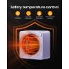 image:imageGaiatop Mini Space Heater Lightweight PTC Ceramic Fast Heating 500W Energy Efficient for Indoor Use Overheating amp 45 TipOver Protection Portable Desk Electric Heaters for Office Home PinkPurple