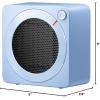 image:imageGaiatop Mini Space Heater Lightweight PTC Ceramic Fast Heating 500W Energy Efficient for Indoor Use Overheating amp 45 TipOver Protection Portable Desk Electric Heaters for Office Home PinkBlue