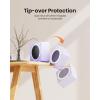 image:imageGaiatop Mini Space Heater Lightweight PTC Ceramic Fast Heating 500W Energy Efficient for Indoor Use Overheating amp 45 TipOver Protection Portable Desk Electric Heaters for Office Home PinkPurple