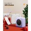 image:imageGaiatop Mini Space Heater Lightweight PTC Ceramic Fast Heating 500W Energy Efficient for Indoor Use Overheating amp 45 TipOver Protection Portable Desk Electric Heaters for Office Home PinkPurple