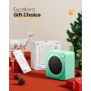 image:imageGaiatop Mini Space Heater Lightweight PTC Ceramic Fast Heating 500W Energy Efficient for Indoor Use Overheating amp 45 TipOver Protection Portable Desk Electric Heaters for Office Home PinkGreen