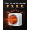 image:imageGaiatop Mini Space Heater Lightweight PTC Ceramic Fast Heating 500W Energy Efficient for Indoor Use Overheating amp 45 TipOver Protection Portable Desk Electric Heaters for Office Home PinkWhite