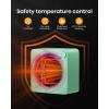 image:imageGaiatop Mini Space Heater Lightweight PTC Ceramic Fast Heating 500W Energy Efficient for Indoor Use Overheating amp 45 TipOver Protection Portable Desk Electric Heaters for Office Home PinkGreen
