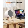 image:imageGaiatop Portable Space Heater for Indoor Use 1000W600W Small Electric Desk Heater for Bedroom or Office 2s PTC Ceramic Heating Overheat amp TipOver Protection Cute Gifts for Women Men WhiteWhite