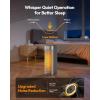 image:imageGaiatop Space Heaters for Indoor Use Portable Electric Heater with Thermostat 1500W PTC Ceramic Room Heater with Remote 5 Modes 60 Oscillating 12H Timer Fast Heating Bedroom Office Bathroom HomeSilver
