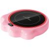 image:imageGaiatop Mug Warmer 50W Cute Cat Paw Cup Warmers 3 Temp Settings 210H Auto Shut Off Coffee Accessories Keep Beverage Hot for Desk and Home Heated Plate Stocking Stuffers for Tea Candle BlackPink