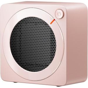 image:imageGaiatop Mini Space Heater Lightweight PTC Ceramic Fast Heating 500W Energy Efficient for Indoor Use Overheating amp 45 TipOver Protection Portable Desk Electric Heaters for Office Home PinkPink