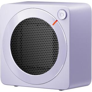 image:imageGaiatop Mini Space Heater Lightweight PTC Ceramic Fast Heating 500W Energy Efficient for Indoor Use Overheating amp 45 TipOver Protection Portable Desk Electric Heaters for Office Home PinkPurple