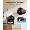 image:imageGaiatop Desk Fan with Touch Control 4000mAh Battery 5 Speeds Ultra Quiet Bedroom Fan with LED Display 90 Tilt 77 Inch USBC Rechargeable Desktop Fan for Dorm Office Room Home Office BlackBlack