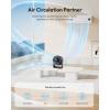 image:imageGaiatop Desk Fan with Touch Control 4000mAh Battery 5 Speeds Ultra Quiet Bedroom Fan with LED Display 90 Tilt 77 Inch USBC Rechargeable Desktop Fan for Dorm Office Room Home Office BlackBlack