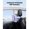 image:imageGaiatop Mini Portable Stroller Fan Battery Operated Small Clip on Detachable 3 Speed Rechargeable 360 Rotate Flexible Tripod Better Cooling for Car Seat Crib Treadmill Travel Bluepurple