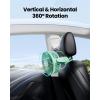 image:imageGaiatop Mini Portable Stroller Fan Battery Operated Small Clip on Detachable 3 Speed Rechargeable 360 Rotate Flexible Tripod Better Cooling for Car Seat Crib Treadmill Travel Bluegreen