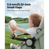 image:imageGaiatop Mini Portable Stroller Fan Battery Operated Small Clip on Detachable 3 Speed Rechargeable 360 Rotate Flexible Tripod Better Cooling for Car Seat Crib Treadmill Travel Bluepink
