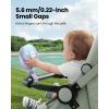 image:imageGaiatop Mini Portable Stroller Fan Battery Operated Small Clip on Detachable 3 Speed Rechargeable 360 Rotate Flexible Tripod Better Cooling for Car Seat Crib Treadmill Travel Bluepurple