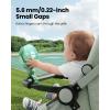image:imageGaiatop Mini Portable Stroller Fan Battery Operated Small Clip on Detachable 3 Speed Rechargeable 360 Rotate Flexible Tripod Better Cooling for Car Seat Crib Treadmill Travel Bluegreen