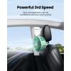 image:imageGaiatop Oscillating Baby Stroller Fan with LED Night Light 4 Speeds Cooling Rechargeable 360 Rotate Clip On Battery Operated Small Portable Fans for Car Seat Crib Treadmill TravelGreen