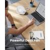 image:imageGaiatop USB Desk Fan 3 Speeds Strong Airflow 55 Inch Portable 90 Rotate Quiet Cooling Small Personal Table Fans for Bedroom Home Office Travel BlackWhite