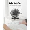image:imageGaiatop USB Desk Fan 55 Inch Small Quiet Powerful 3 Speeds 90 Rotate Personal Mini Portable Desktop Table Fans Cooling for Home Office Car Travel Indoor Outdoor BlueBlack