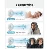 image:imageGaiatop USB Desk Fan 55 Inch Small Quiet Powerful 3 Speeds 90 Rotate Personal Mini Portable Desktop Table Fans Cooling for Home Office Car Travel Indoor Outdoor BlueWhite