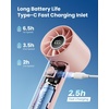 image:imageGaiatop Portable Mini Fan 3 Speed Handheld Fans with Power Display Flashlight USB Rechargeable Battery Lightweight Personal Cooling for Women Men Indoor Outdoor Travel PinkPink
