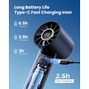 image:imageGaiatop Portable Mini Fan 3 Speed Handheld Fans with Power Display Flashlight USB Rechargeable Battery Lightweight Personal Cooling for Women Men Indoor Outdoor Travel PinkNavy Blue
