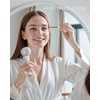 image:imageGaiatop Portable Mini Fan 3 Speed Handheld Fans with Power Display Flashlight USB Rechargeable Battery Lightweight Personal Cooling for Women Men Indoor Outdoor Travel PinkWhite