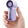 image:imageGaiatop Portable Handheld Mini Fan 6 Speeds 16900 RPM High Velocity Personal Fan with LED Display USB Rechargeable Mini Fan with Lanyard for Makeup Travel Outdoor Fan for Women Girl Gift PinkPurple