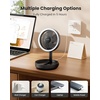 image:imageGaiatop Foldable Small Desk Fan with LED Night Light 68in Wireless 6000mAh Battery Powered Portable Fan USB Rechargeable Bedroom Office Dorm Camping Travel Cruise Essentials Gifts for Women MenBlack