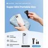 image:imageGaiatop Mini Portable Handheld Fan 4000mAh 15h Max Runtime Personal Turbo Fans Pocket Size High Speed 1100 Adjustable Small Hand Fan Outdoor Travel Concert Essentials Gifts for Women Men Black