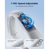 image:imageGaiatop Portable Neck Fan 40 Stretch Neck Cooler with 360 Surrounding Cooling 1100 Speed Scroll Switch Hands Free Personal Fans H1 Turbo Mode for Outdoor Travel Office Gym Gift for Dad Mom SilverSilver