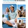 image:imageGaiatop Portable Neck Fan 40 Stretch Neck Cooler with 360 Surrounding Cooling 1100 Speed Scroll Switch Hands Free Personal Fans H1 Turbo Mode for Outdoor Travel Office Gym Summer Gifts Blue