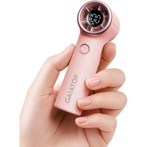 image:imageGaiatop Mini Portable Handheld Fan 4000mAh 15h Max Runtime Personal Turbo Fans Pocket Size High Speed 1100 Adjustable Small Hand Fan Outdoor Travel Concert Essentials Gifts for Women Men PinkPink