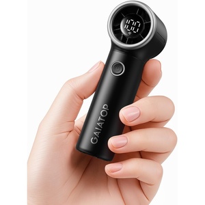image:imageGaiatop Mini Portable Handheld Fan 4000mAh 15h Max Runtime Personal Turbo Fans Pocket Size High Speed 1100 Adjustable Small Hand Fan Outdoor Travel Concert Essentials Gifts for Women Men Black