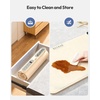 image:imageGaiatop Food Warming Mat FastHeating Silicone Electric Warming Tray with Heat Insulating Pad 7Level Temp 8h Timer Food Warmer Mat Portable Heating Mat for Countertop Gatherings Party HomeWhite