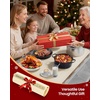 image:imageGaiatop Food Warming Mat FastHeating Silicone Electric Warming Tray with Heat Insulating Pad 7Level Temp 8h Timer Food Warmer Mat Portable Heating Mat for Countertop Gatherings Party HomeWhite