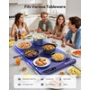 image:imageGaiatop Warming Mat for Food with Trivet amp Light Food Warming Mats for Countertop 6 Temp Level 6 Timer Settings FullSurface Fast Heating Portable Silicone Food Warmer for Parties BuffetBlue