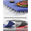 image:imageGaiatop Warming Mat for Food with Trivet amp Light Food Warming Mats for Countertop 6 Temp Level 6 Timer Settings FullSurface Fast Heating Portable Silicone Food Warmer for Parties BuffetBlue
