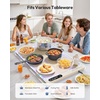 image:imageGaiatop Warming Mat for Food with Trivet amp Light Food Warming Mats for Countertop 6 Temp Level 6 Timer Settings FullSurface Fast Heating Portable Silicone Food Warmer for Parties BuffetCream