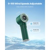 image:imageGaiatop Portable Handheld Turbo Fan 1100 Adjustable High Speeds 320Hrs Cooling Times 4800mAh USB Rechargeable Portable Small Hand Fans with Lanyard for Outdoor Travel Home Make Up Army GreenArmy Green