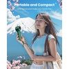 image:imageGaiatop Portable Handheld Turbo Fan 1100 Adjustable High Speeds 320Hrs Cooling Times 4800mAh USB Rechargeable Portable Small Hand Fans with Lanyard for Outdoor Travel Home Make Up Army GreenArmy Green