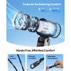 image:imageGaiatop Portable Handheld Turbo Fan 15 Hrs Cooling 180 Foldable 4in1 Hand Held Fans 6Speed 1100 Personal Mini Handheld Fans Small Portable Fan for Travel Working Outdoor Women Gifts BlackBlack