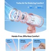 image:imageGaiatop Portable Handheld Turbo Fan 15 Hrs Cooling 180 Foldable 4in1 Hand Held Fans 6Speed 1100 Personal Mini Handheld Fans Small Portable Fan for Travel Working Outdoor Women Gifts BlackPink