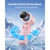image:imageGaiatop Portable Handheld Turbo Fan 15 Hrs Cooling 180 Foldable 4in1 Hand Held Fans 6Speed 1100 Personal Mini Handheld Fans Small Portable Fan for Travel Working Outdoor Women Gifts BlackPink